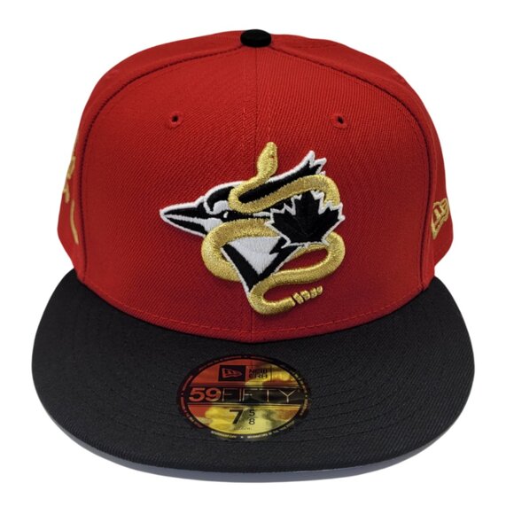 MLB New Era Toronto Blue Jays x Lunar New Year of the Snake Fitted Cap - Picture 1 of 10